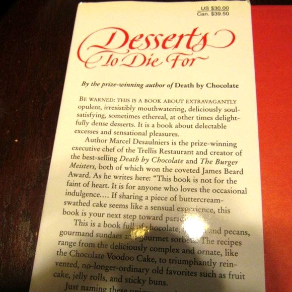 🍮🥧🍰 Glorious Vintage "Desserts to Die For" Cookbook - HC - Picture 8 of 15